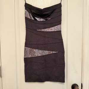 Strapless Bandeau Bodycon Dress